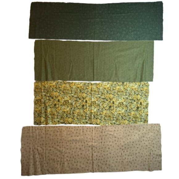 Quilt Fabric Samples Green Blenders 4.9 oz #2451 - Picture 1 of 4
